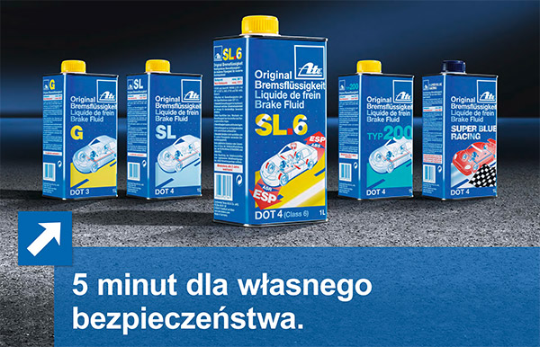 Wymiana płynów hamulcowych ATE
