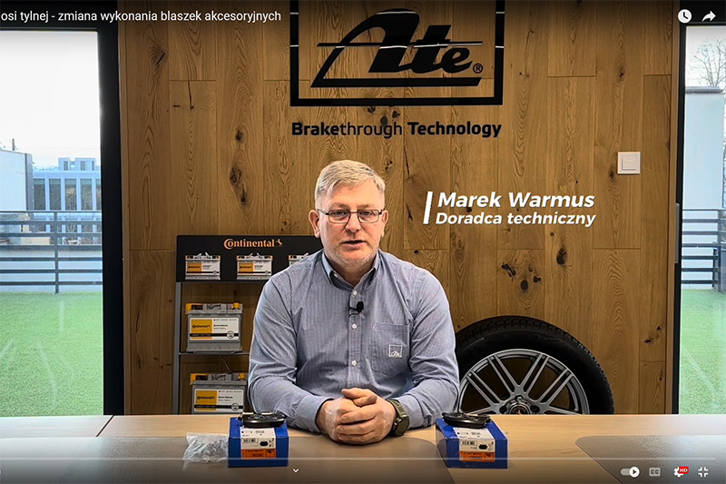 VAG Klocki hamulcowe osi tylnej - zmiana wykonania blaszek akcesoryjnych